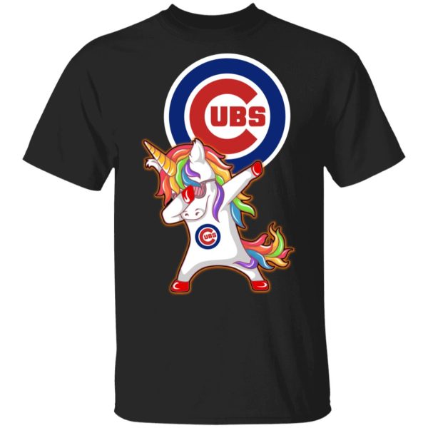 Unicorn Dabbing – Chicago Cubs T-Shirts