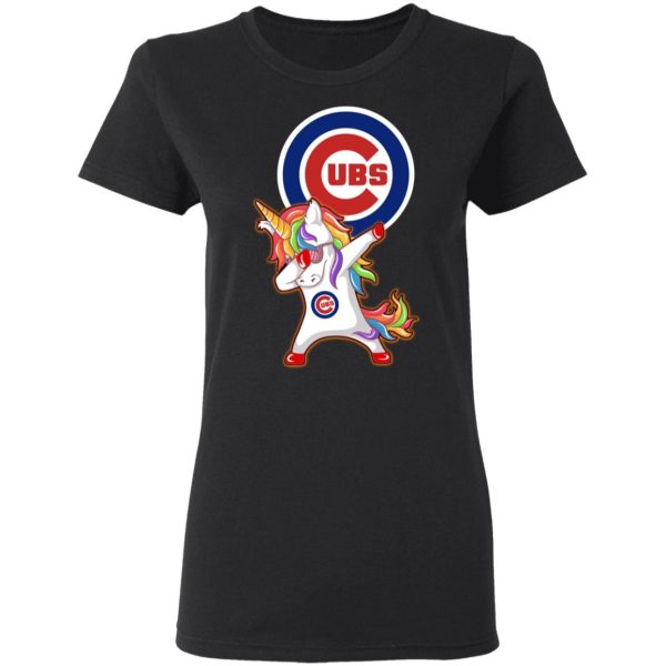 Unicorn Dabbing – Chicago Cubs T-Shirts