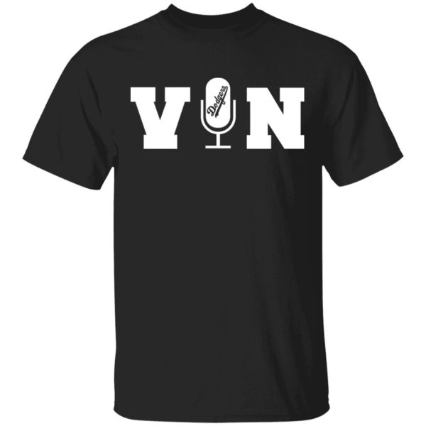 Vin Scully Microphone Dodgers T-Shirts, Hoodies, Sweater