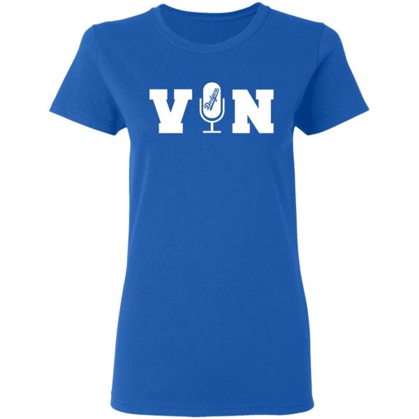 Vin Scully Microphone Dodgers T-Shirts, Hoodies, Sweater