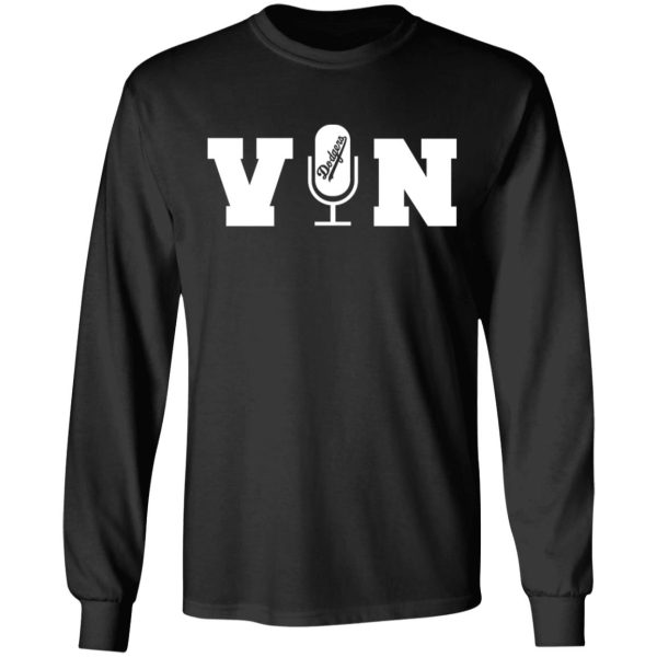 Vin Scully Microphone Dodgers T-Shirts, Hoodies, Sweater