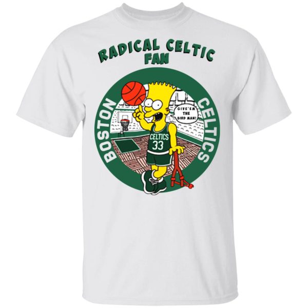 Vintage Bootleg Bart Radical Celtic Fan T-Shirts