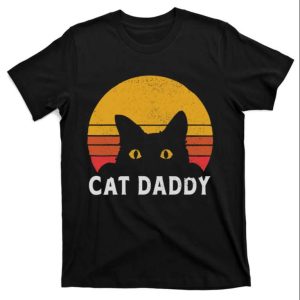 Vintage Cat Lover Dad T Shirt The Best Shirts For Dads In 2023 Cool T shirts 1