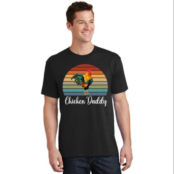 Vintage Chicken Daddy Rooster Crow T-Shirt – The Best Shirts For Dads In 2023 – Cool T-shirts
