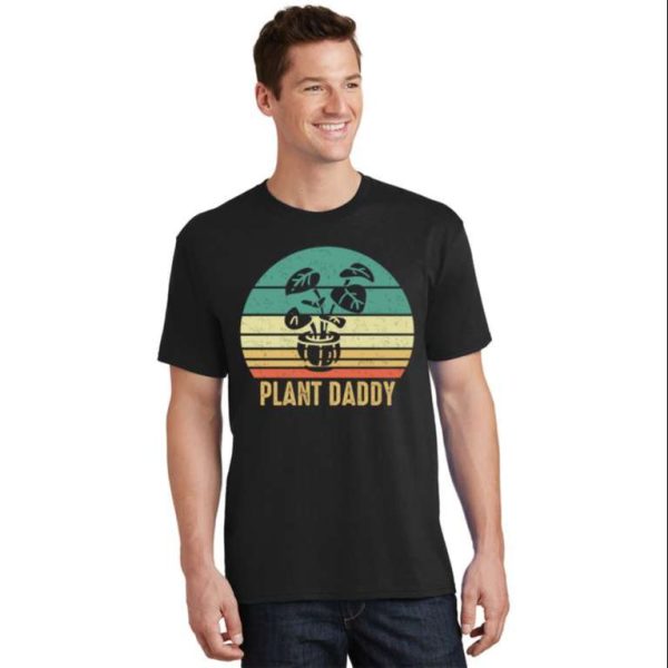 Vintage Plant Daddy Funny Gardening Houseplants Landscaping Gardener T-Shirt – The Best Shirts For Dads In 2023 – Cool T-shirts