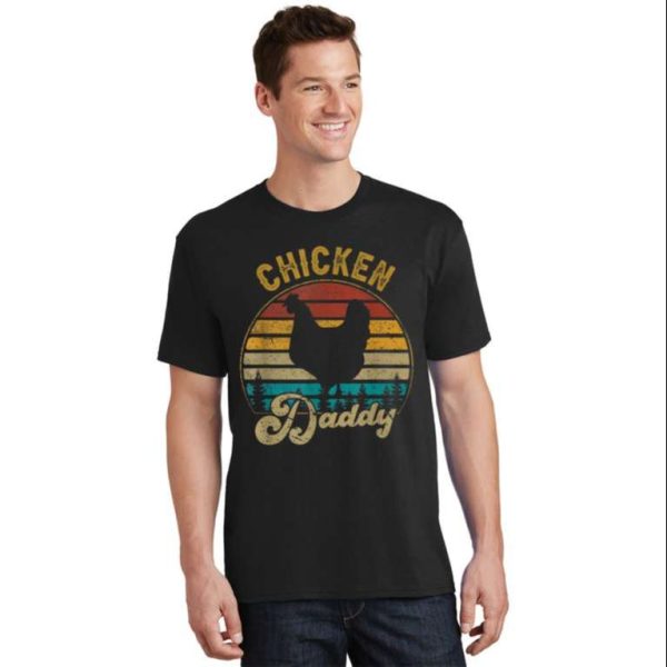 Vintage Retro 70S Chicken Daddy T-Shirt – The Best Shirts For Dads In 2023 – Cool T-shirts