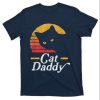Vintage Sunset Cat Daddy Mommy Funny T-Shirt – The Best Shirts For Dads In 2023 – Cool T-shirts