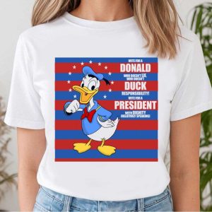 Vote For Donald Duck President Funny Disney Shirts For Dads – The Best Shirts For Dads In 2023 – Cool T-shirts