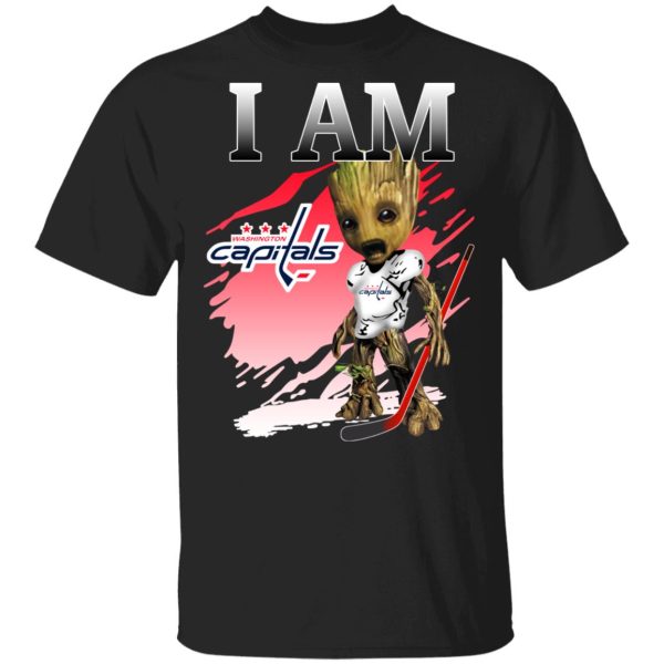 Washington Capitals I Am Groot T-Shirts