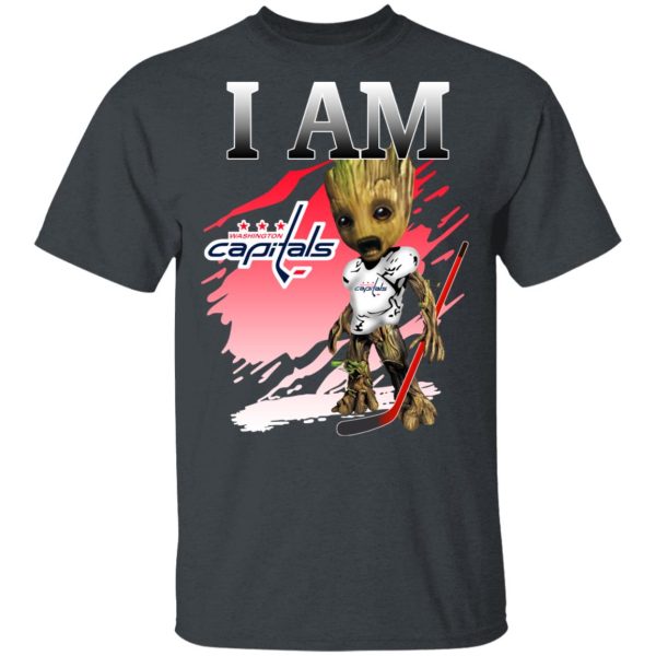 Washington Capitals I Am Groot T-Shirts