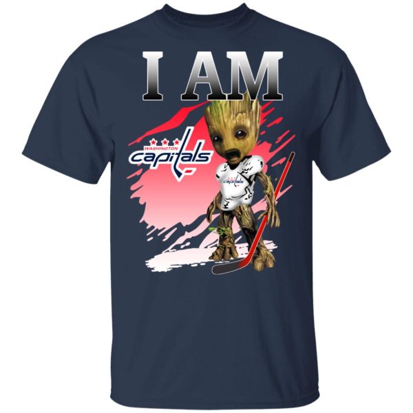 Washington Capitals I Am Groot T-Shirts