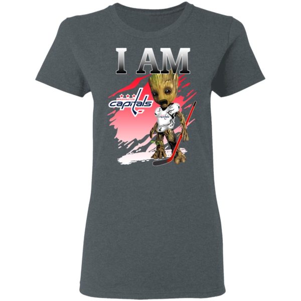 Washington Capitals I Am Groot T-Shirts