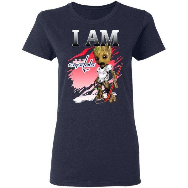 Washington Capitals I Am Groot T-Shirts