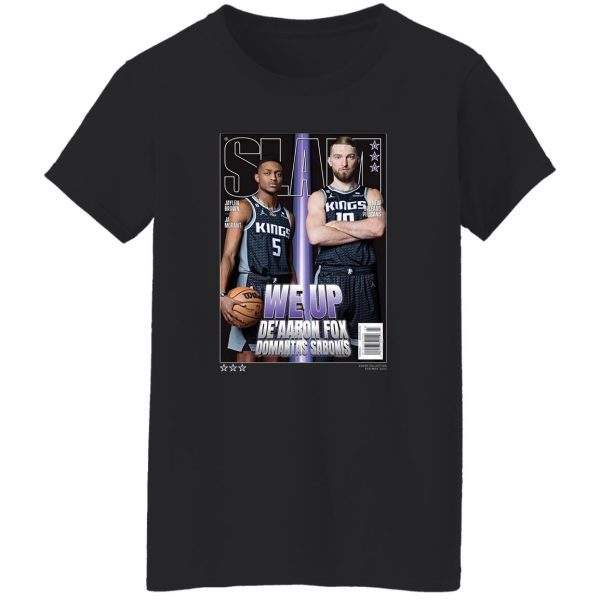 We Up De’AAron Fox Domantas Sabonis Slam T-Shirts, Hoodie, Sweater