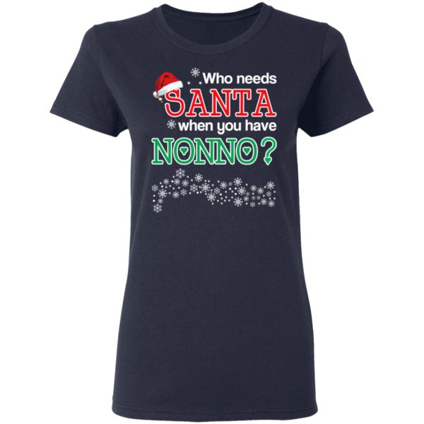 Who Needs Santa When You Have Nonno Christmas Gift Shirt