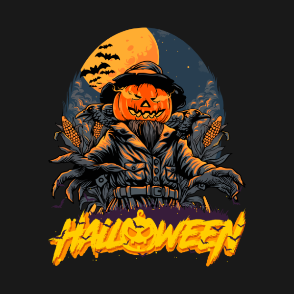 Witch Pumpkin Halloween T-Shirt