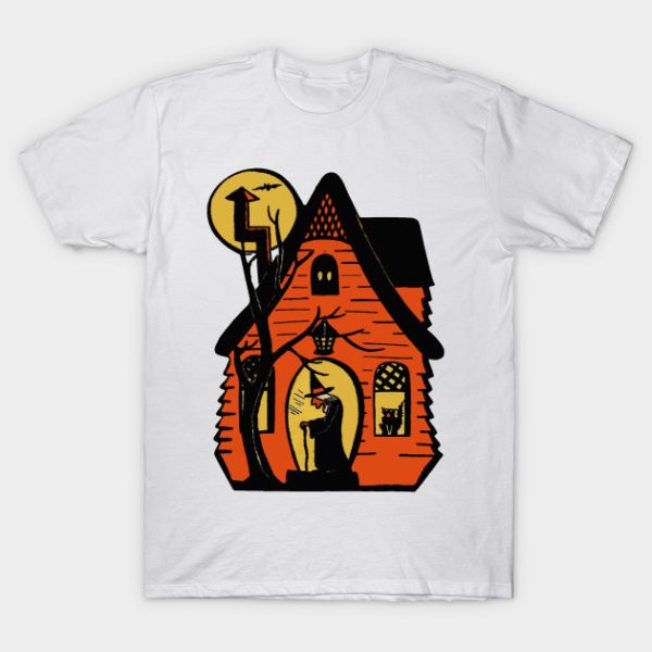 Witchy House Halloween T-shirt