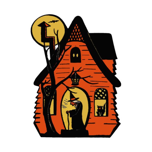 Witchy House Halloween T-shirt