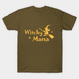 Witchy Mama Funny Halloween T-shirt Witchy Mama Funny Halloween T-shirt