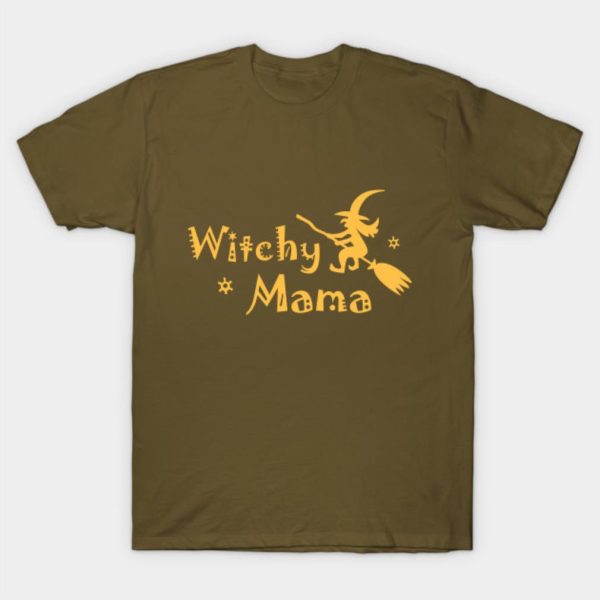 Witchy Mama Funny Halloween T-shirt