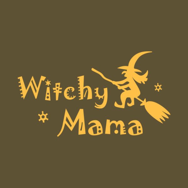 Witchy Mama Funny Halloween T-shirt