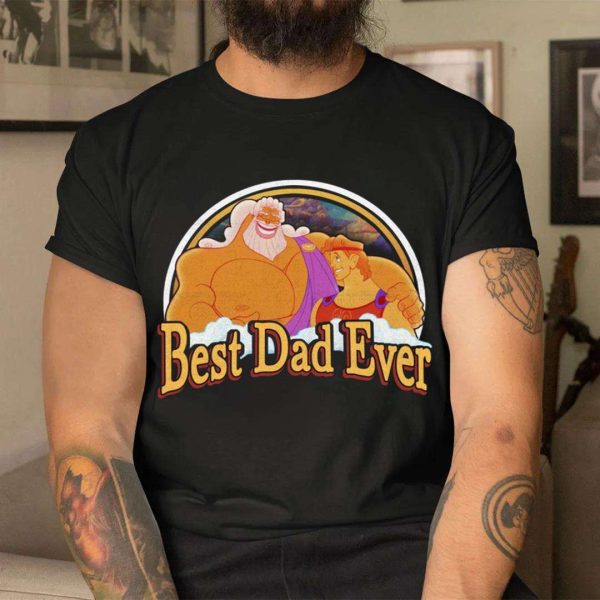 Zeus And Hercules Best Dad Ever Funny Disney Shirts For Dads – The Best Shirts For Dads In 2023 – Cool T-shirts