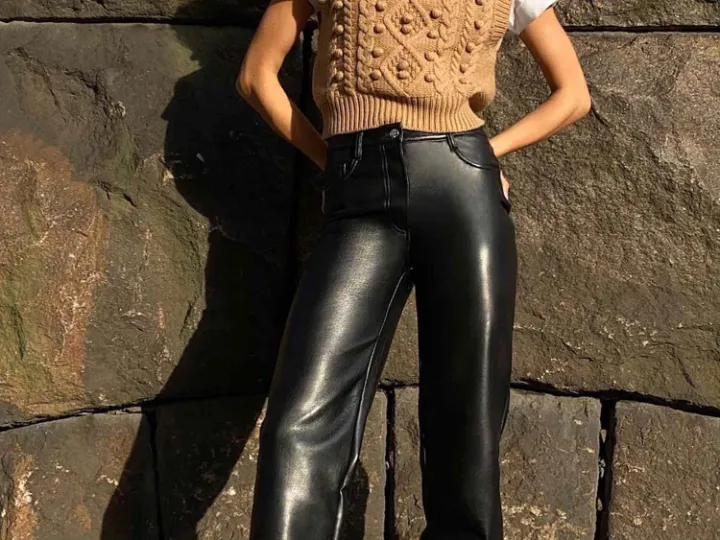 Rock The Trend: Stylish Tops To Wear With Leather Pants 2 tops to wear with leather pants