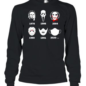A History Of Horror Masks Halloween Horror Characters T-shirt 2 A History Of Horror Masks Halloween Horror Characters T shirt 3