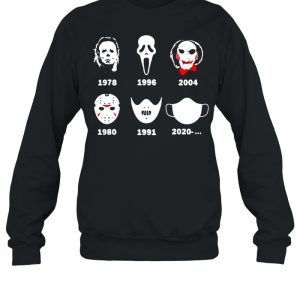 A History Of Horror Masks Halloween Horror Characters T-shirt 3 A History Of Horror Masks Halloween Horror Characters T shirt 4