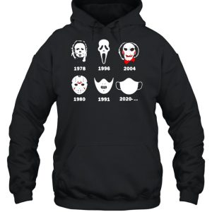 A History Of Horror Masks Halloween Horror Characters T-shirt 4 A History Of Horror Masks Halloween Horror Characters T shirt 5