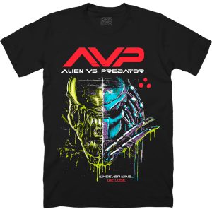 ALIEN VS. PREDATOR WHOEVER WINS, WE LOSE – T-SHIRT