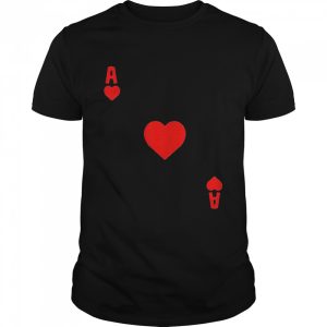 Ace of hearts cards deck Halloween shirt Ace of hearts cards deck Halloween shirt
