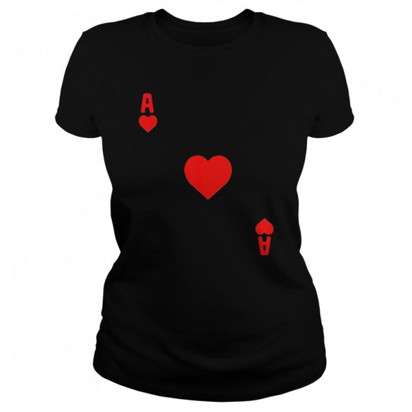 Ace of hearts cards deck Halloween shirt