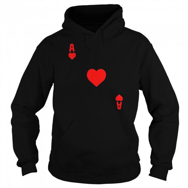 Ace of hearts cards deck Halloween shirt