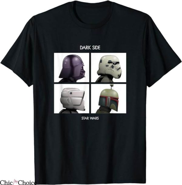 Album Cover T-Shirt Dark Side Star Wars Classic Tee Music
