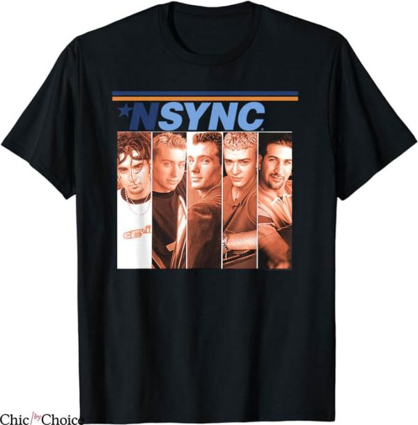 Album Cover T-Shirt NSYNC Debut Album T-Shirt Music
