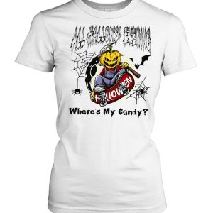 All Hallows Evening Halloween Where’s My Candy T-shirt