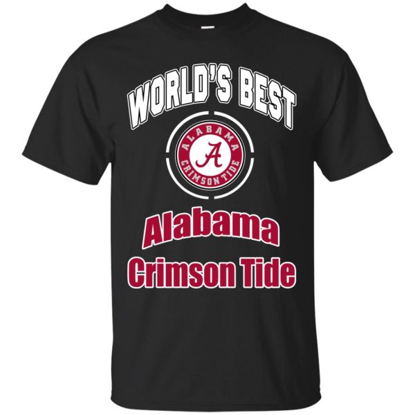 Amazing World’s Best Dad Alabama Crimson Tide T Shirt