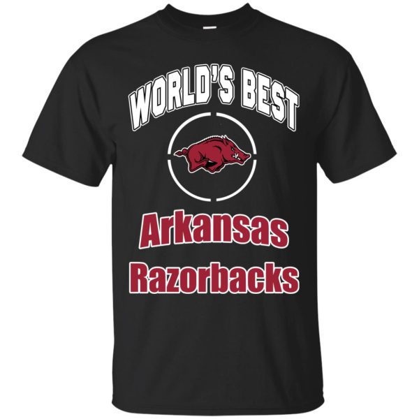 Amazing World’s Best Dad Arkansas Razorbacks T Shirts