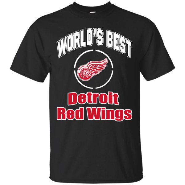 Amazing World’s Best Dad Detroit Red Wings T Shirts