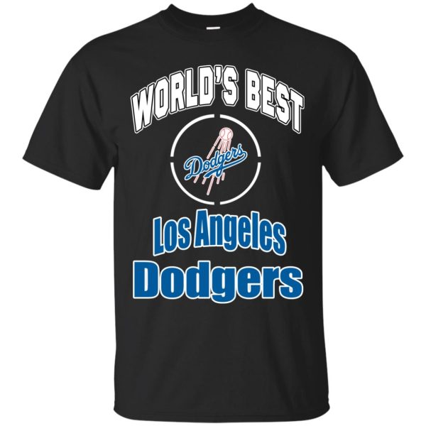 Amazing World’s Best Dad Los Angeles Dodgers T Shirts