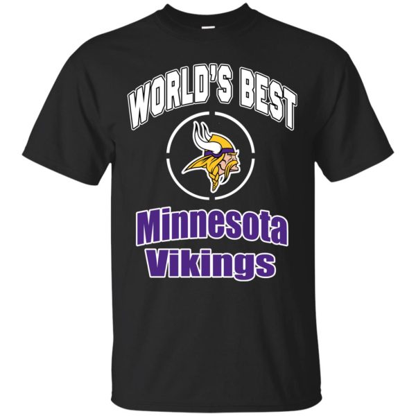 Amazing World’s Best Dad Minnesota Vikings T Shirts