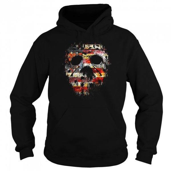 American Jason America Flag Mask Halloween shirt