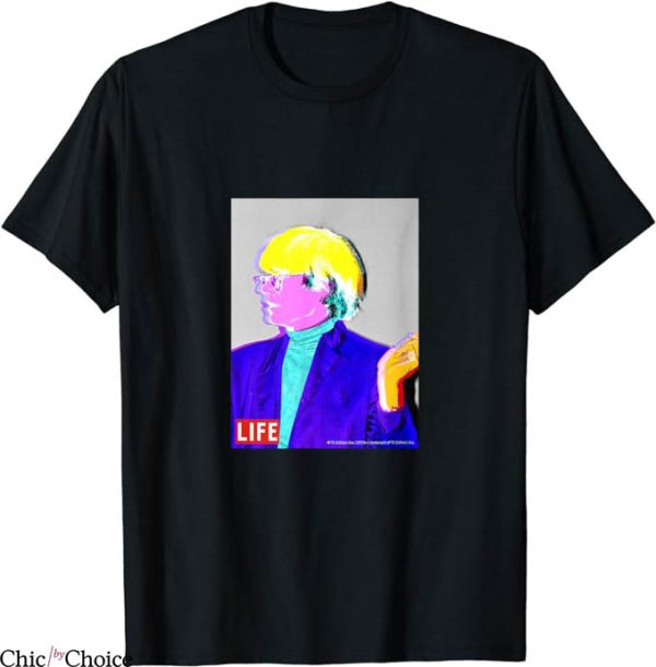 Andy Warhol T-Shirt Life Picture Collection Tee Movie