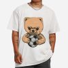 Angry Teddy Bear With Soccer Ball T-shirt