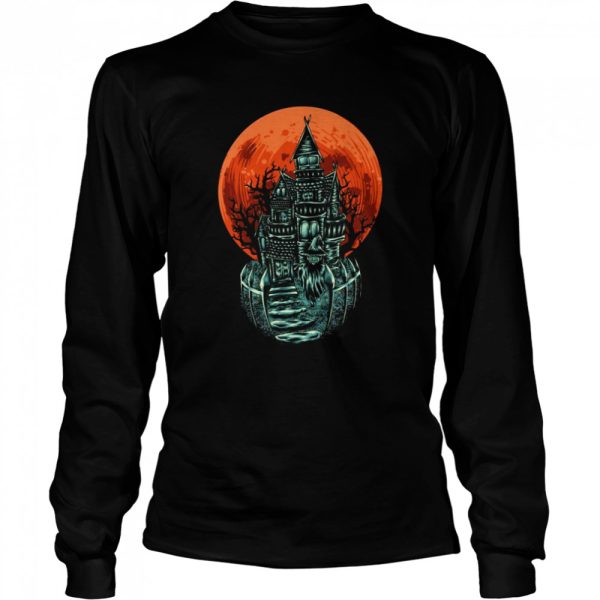 Animated Design Haunted House Halloween shirt