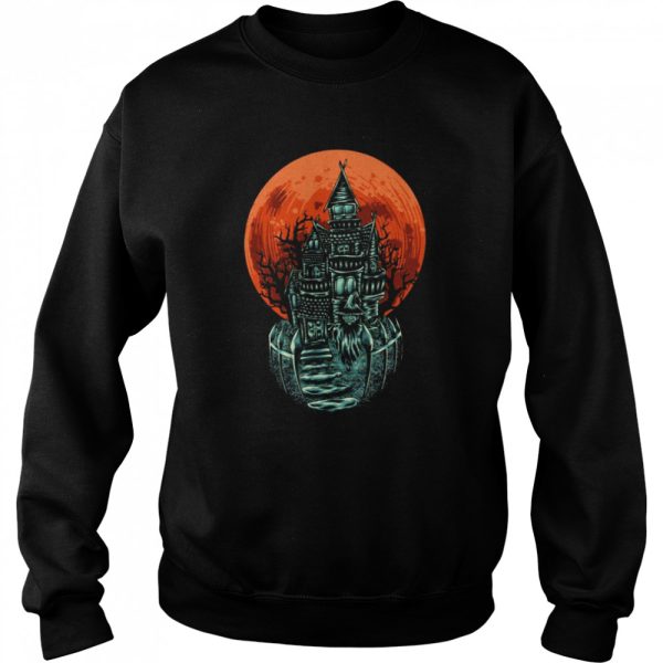 Animated Design Haunted House Halloween shirt