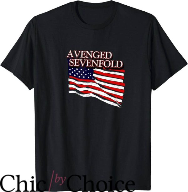 Avenged Sevenfold T-Shirt American Flag