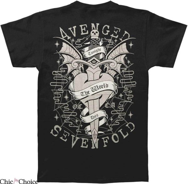 Avenged Sevenfold T-Shirt Cloak & Dagger T-Shirt