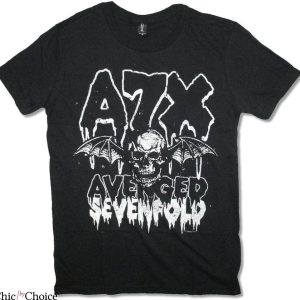 Avenged Sevenfold T-Shirt Dripping Logo